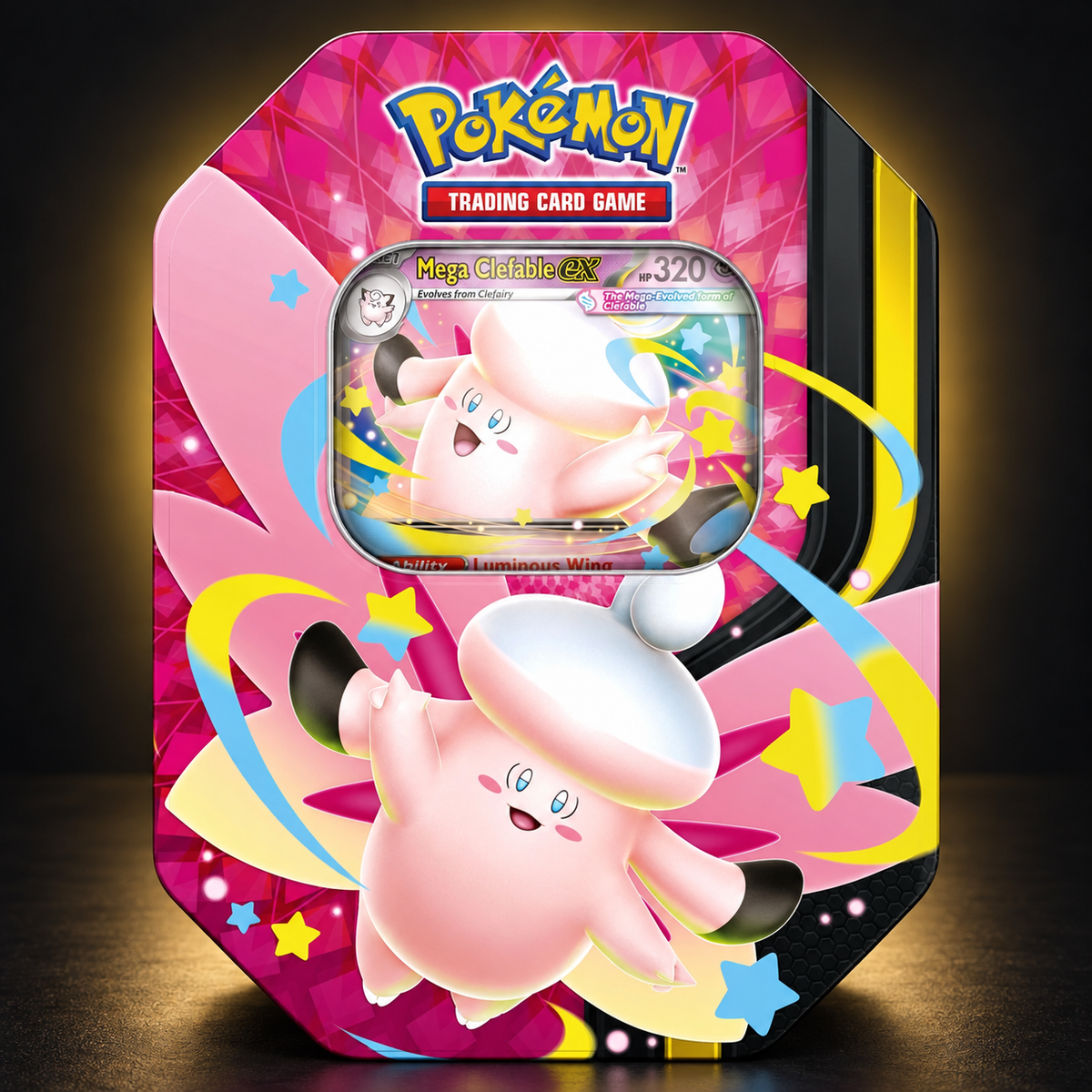 Mega Clefable ex — Mega Moonlit Tin