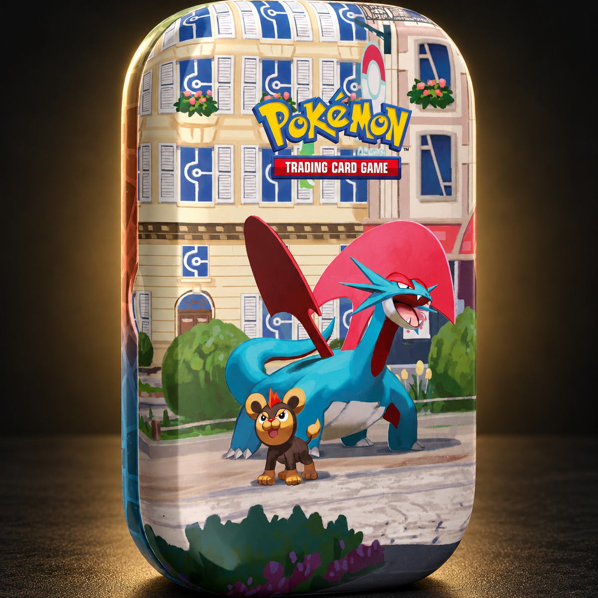 Pokémon TCG: Lumiose City Mini Tin – Salamence & Litleo