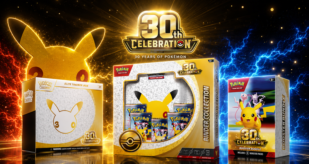 Pokémon TCG 30th Anniversary products